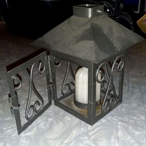 Latern metal elegant design hang or sit